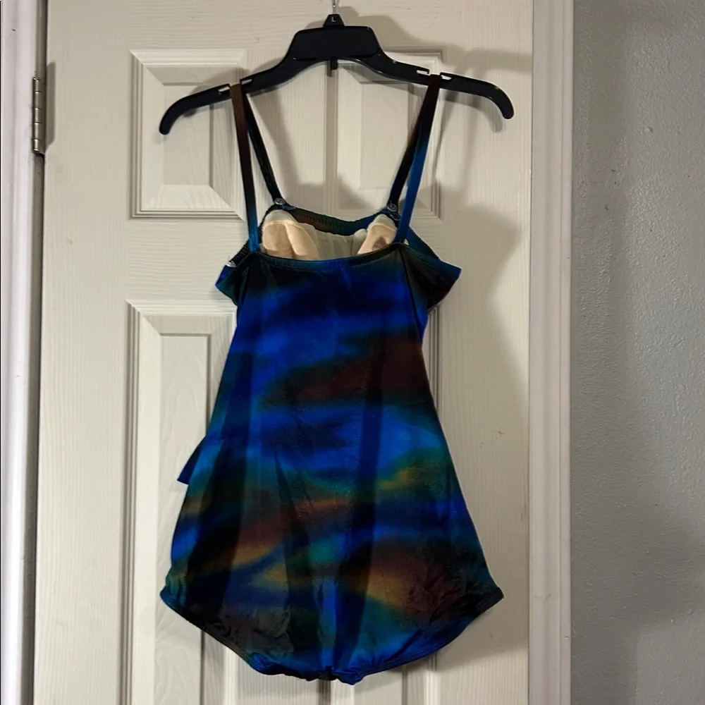 4 for $15 Vintage Seaside Resort Wear blue green swimsuit